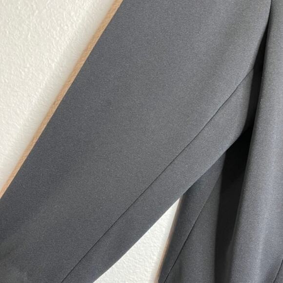 Lane Bryant Sz 18/20 A-Line Zip Up Suit Jacket Black - Picture 5 of 13